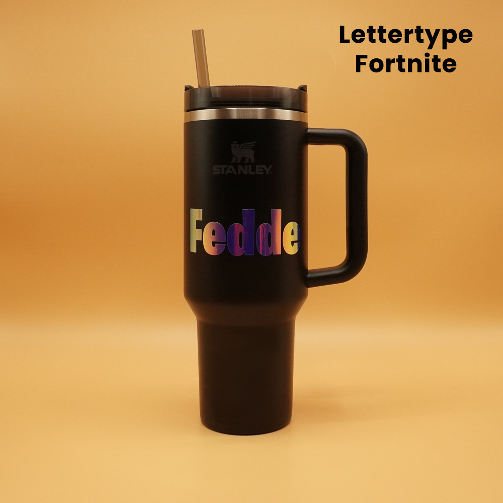 Naamsticker voor Stanley drinkfles